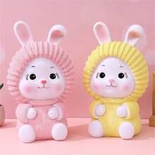 1 件网红小兔存钱罐，可爱防震储蓄罐，校园节日礼物 [颜色随机] - 多色 - 查看 6