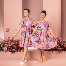 Young Girls Dresses - Lila Púrpura - Ver 6