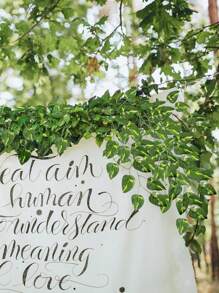 MEHELANY 12/1件/包 人造绿色常春藤藤蔓，逼真悬挂式常春藤花环，适用于婚礼、卧室、花园、阳台、秋千、商场、楼梯装饰、植物背景、丛林主题派对，易于安装和拆卸 - 綠色 - 查看 6