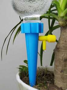 5pcs/Set Plant Watering Devices - Adjustable Drip Irrigation System, Automatic Timed Plant Watering Tool For Slouchy People - Blue - View 3