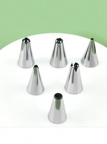 8 齿不锈钢玫瑰花管道喷嘴 - 1 件/7 件/137 件 - 銀色 - 查看 4