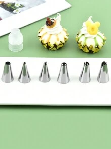 8 齿不锈钢玫瑰花管道喷嘴 - 1 件/7 件/137 件 - 銀色 - 查看 5