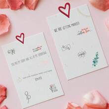 4 Hojas (230 Piezas) Pegatinas De Planificación De Bodas Para Compromiso Y Planificación De Bodas