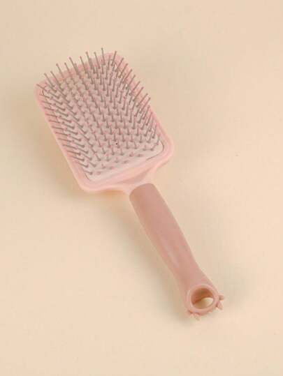 C&J FLORI CEPILLO PARA CABELLO CUADRADO TIPO COJÍN CON CERDAS DE PLÁSTICO SEMIRÌGIDAS, PRÁCTICO PARA USO DIARIO IDEAL PARA REGALO DIA DE SAN VALENTIN