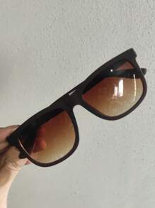 男士夏季時尚休閒眼鏡 - 鏽棕色 - 查看 2