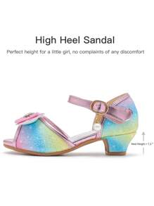 Dreamshoes Little Girls Dress Sandals Kids Heels For Wedding Toddler Princess Shoes For Summer