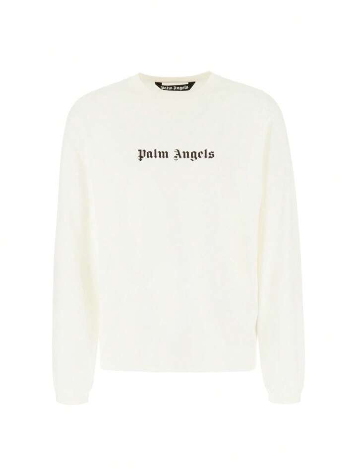 Palm Angels Men's T-Shirt WHITE PMAB046S24JER0010310 | SHEIN USA