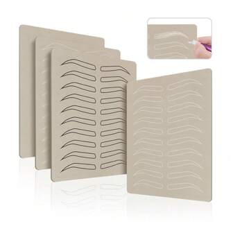 3/5PCS Microblading Practice Skin Eyebrow Inkless Latex Tattoo Skin To Practice Tattoo Brow Makeup Skins Microblading Supplies Silicone Skin Sheets