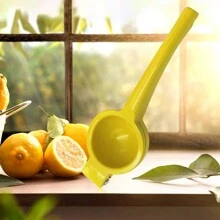 Aluminum Alloy Lemon Squeezer, Manual Citrus Juicer With Creative Design - Yellow - View 6