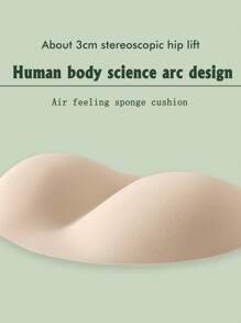 1 Pieza Moldeador Con Relleno De Látex Del Color De Piel Para Realzar Las Nalgas - Albaricoque - Ver 1