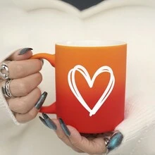 1 Miếng Viết tháu Tim Sữa Cốc cà phê , Kết nối Tim Người yêu Cốc , Món quà tốt nhất Đối với Của bạn Người thân yêu , Cặp đôi Qủa tặng , Quà sinh nhật , Qủa tặng Của Love - Hồng - Xem 12