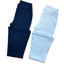 Calça Flare Boca de Sino Bailarina Plus Size Canelada 3D - G1 ao G3 - Preto - Visão 2