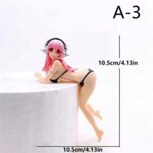 動漫周邊性感泳裝音速蛋糕裝飾, 2d情境車裝飾,情人節收藏家飽滿的美麗蛋糕頂部裝飾/蘿莉塔內衣動漫家庭裝飾 - 彩色 - 查看 13