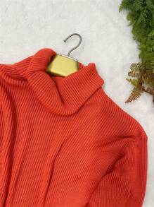 Women Sweaters - 橘色 - 查看 9