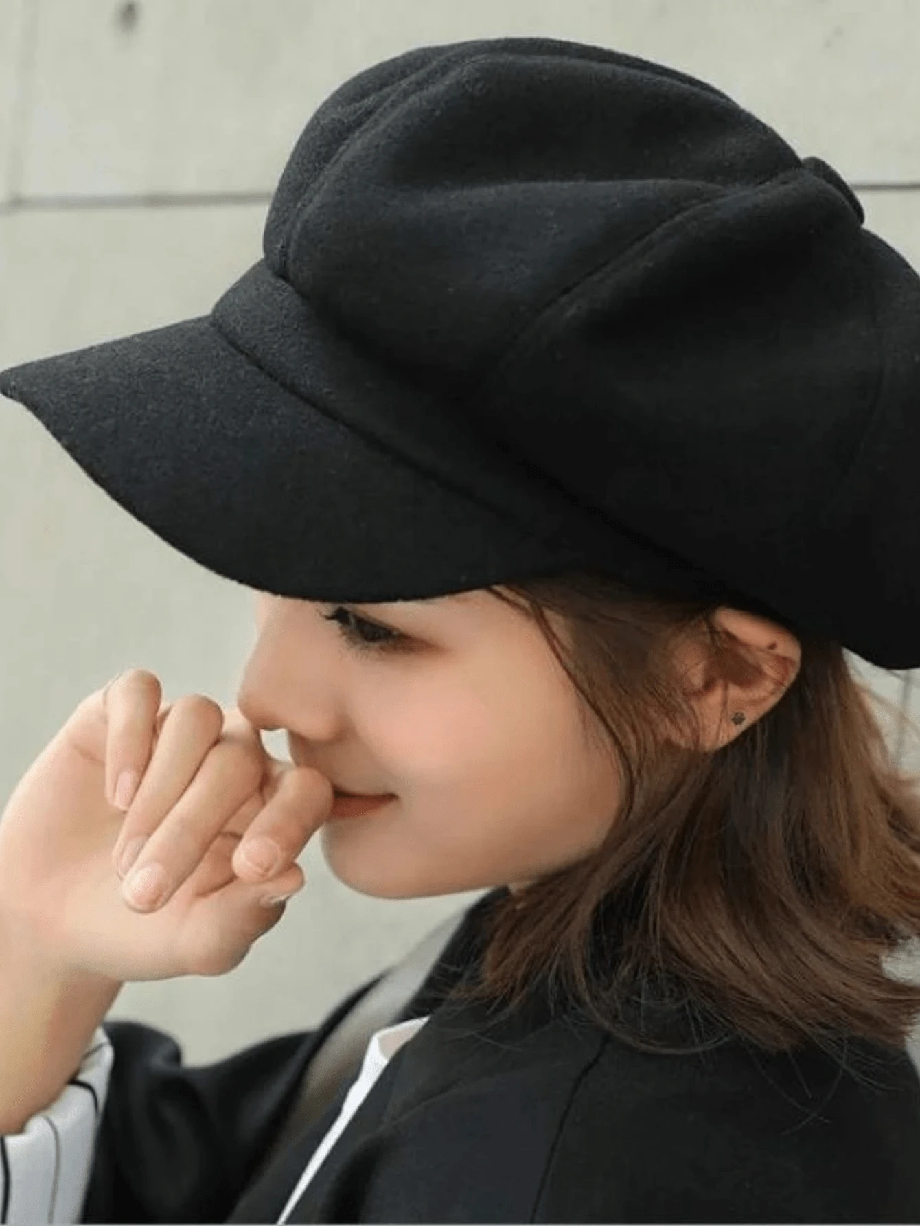 Women Pilot Hat - màu đen - Xem 1