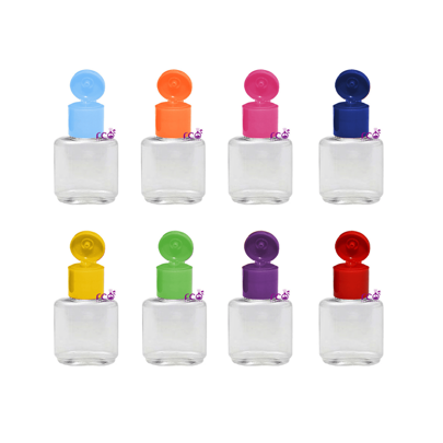 Kit 10 Frascos Pet Oval Para Lembrancinha - C/ Tampa Flip Top Várias Cores