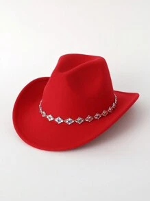 1 Miếng Của phụ nữ Đúng mốt Nón cao bồi , Quý cô Chống nắng Mũ lưỡi trai Đối với Các hoạt động ngoài trời , Không giới tính Có viền Mũ Đối với Hiệu suất , Jazz Mũ , Mũ - Nhiều màu - Xem 16