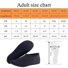 1 Paar Sommer Schwarz S-XXL Schnelltrocknende Schuhe für Damen und Herren - Rutschfeste, leichte Aqua Socken für Strand, Pool, Yoga, Angeln, Surfen, Trekking und Wandern, Strandutensilien, Poolzubehör