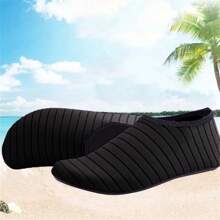 1 Paar Sommer Schwarz S-XXL Schnelltrocknende Schuhe für Damen und Herren - Rutschfeste, leichte Aqua Socken für Strand, Pool, Yoga, Angeln, Surfen, Trekking und Wandern, Strandutensilien, Poolzubehör