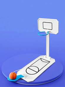 1套有趣的迷你籃球桌上遊戲,桌面減壓互動玩具,適用於家庭假期娛樂 - 彩色 - 查看 11