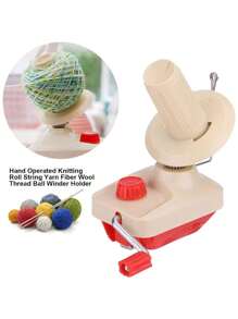 Manual Yarn Winder, Portable Handheld Yarn Organizer And Separator, Bracelet Weaving Tool, Beginner Knitting Tool. Suitable As Halloween, New Year And Christmas Gifts, Gifts For Mom, Gifts For Wife (Multiple Styles Available) - Multicolor - View 5