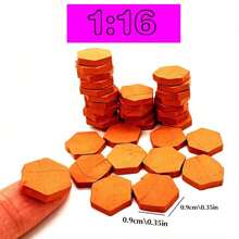 微型磚塊用於景觀小型磚塊,模型磚牆工藝品逼真的假磚塊,迷你積木用於娃娃屋迷你花園配件diy迷你模型建築 - 彩色 - 查看 22