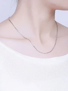 1 chiếc dây chuyền hình thánh giá mạ vàng S925 cao cấp, dài 45cm/18in, thích hợp cho nữ giới đeo hàng ngày, đi biển, lễ đính hôn, đám cưới, làm quà tặng bạn bè, dự tiệc và các dịp thường nhật. Thiết kế thủ công không gây dị ứng với phong cách tối giản sang trọng. - chuỗi xương đòn - Xem 4