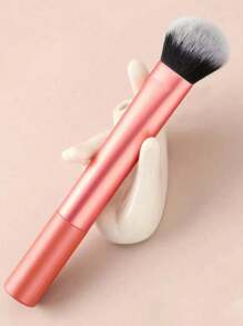 粉底刷适用于脸颊，使妆容更加光彩自然，打造光滑细腻的肌肤 - 橘色 - 查看 2