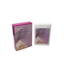 1 pz Perfume en aerosol portátil recargable de 20 ml, botella en aerosol portátil reutilizable con forma de cartucho, aerosol de bolsillo