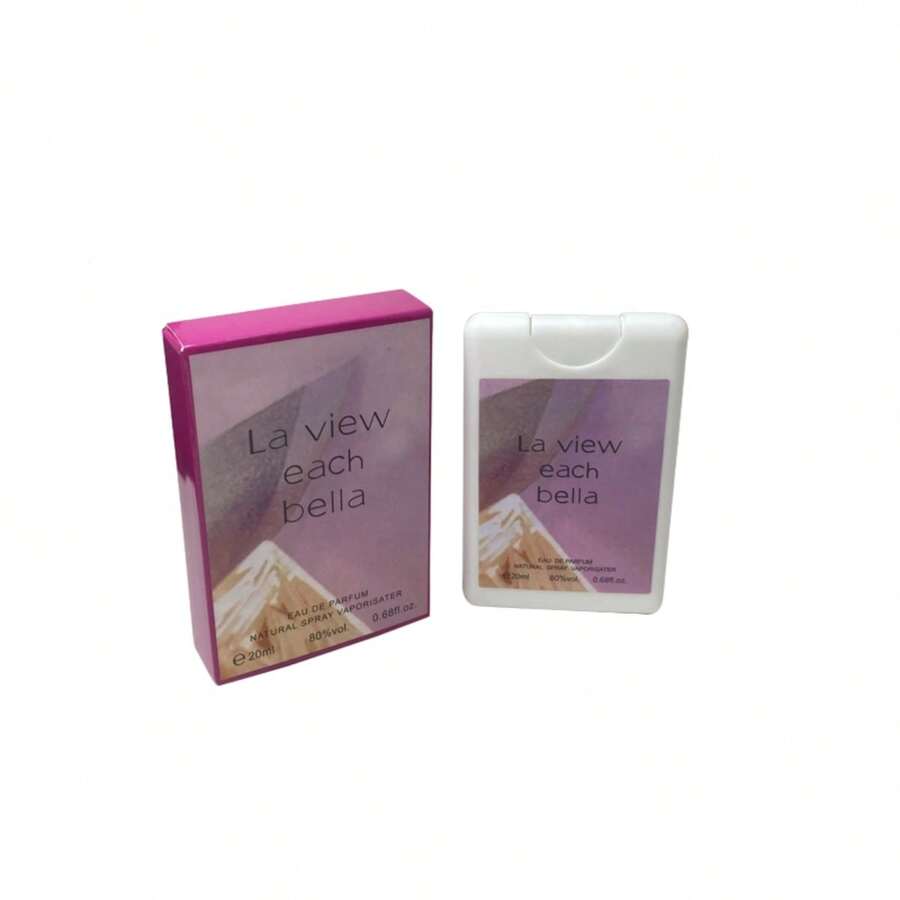 1 pz Perfume en aerosol portátil recargable de 20 ml, botella en aerosol portátil reutilizable con forma de cartucho, aerosol de bolsillo