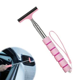 1 Pack Car Side Mirror Squeegee Retractable Auto Mirror Wiper,Mini Squeegee For Car Windows Cleaning