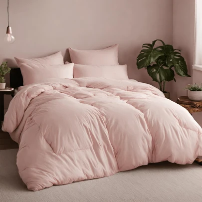 Capa De Edredom Queen Duvet Com Zíper 2,60 x 2,40m 200 Fios 100% Algodão Ultra Macio