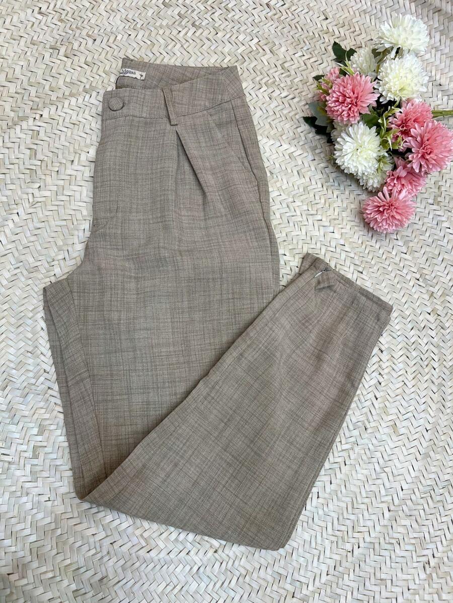Women Pants - Coffee Brown - View 1