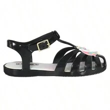 Kids Flat Sandals - màu đen - Xem 3