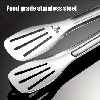AOYI Pinces de service polyvalentes en acier inoxydable - Aliments pour barbecue, salades, pain et desserts ! Accessoires, ustensiles et outils de cuisine pour la maison. Articles de cuisine de Noël, cuisine de Noël