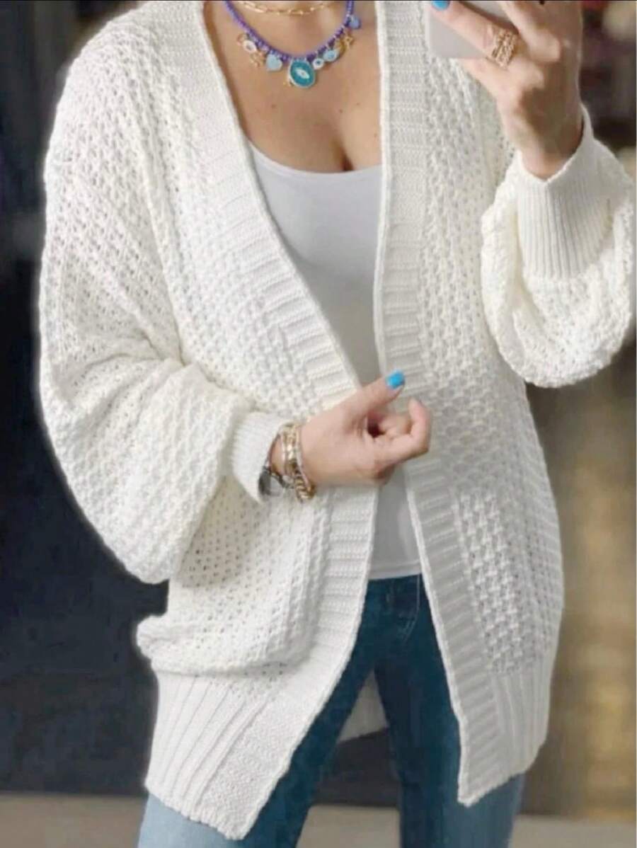 Women Cardigans - White - View 1