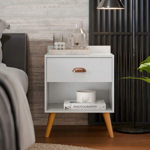 Mesa de Cabeceira Pérola New Pés Retro Várias Cores Lançamento