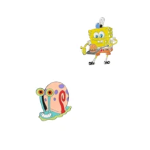 Pines de Metal Bob Esponja Clasicos (Bob, Patricio, Gary, Plankton) Moda Geek - Multicolor - Ver 3
