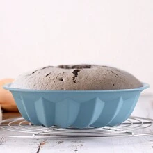 1 Miếng 8Inch Hình nấm Silicone Khuôn bánh , Thích hợp Đối với Làm bánh Sinh nhật Bánh , Hấp Cơm Bánh , Dễ Giải phóng - Màu xanh lam - Xem 6