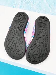 Giày nước móc và vòng thời trang kiểu mới dành cho nữ với thiết kế vảy cá dành cho đi biển, bơi lội, đi bộ đường dài và giày tất thoáng khí có đế dày - Màu Hồng Tươi - Xem 10