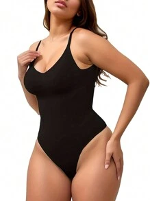 Sports Outdoor Shapewear Bodysuit For Women Slimming Tummy Control Seamless Full Body Shaper For Daily Sport Workout Fitness Cycling Yoga Shapewear Shorts Gym Accessories For Belly Slimming Girdles, Lumbar Girdles For Belly Slimming Corset