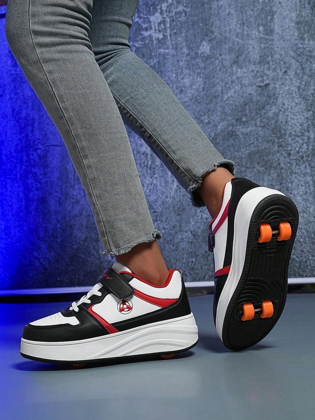 New Trendy Children's Shoes, Retro And Comfortable 2In1 Skate And