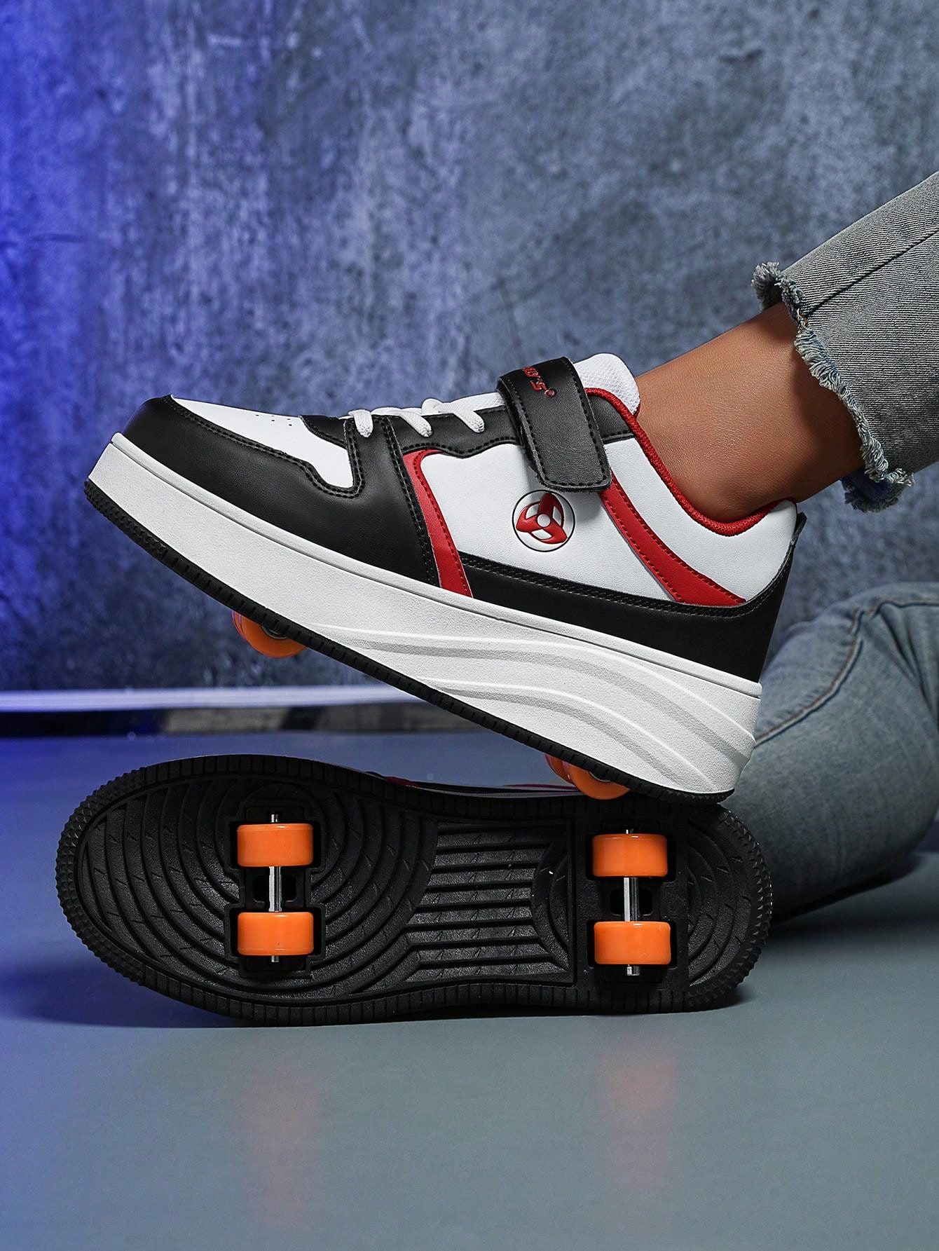 New Trendy Children's Shoes, Retro And Comfortable 2In1 Skate And