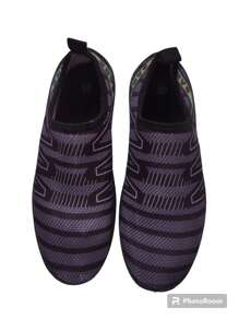 Zapatos Acuáticos, Aguashoes Ligeros y de Secado Rápido Ideal para mantener tus pies cómodos durante y después del agua, aquashoes para piscina o playa. - Blanco y Negro - Ver 3