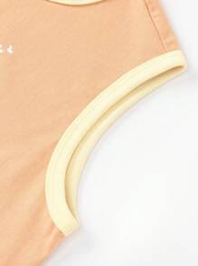 Balabala 男童套裝，2024年夏季系列，運動背心短褲，短袖上衣，2件套