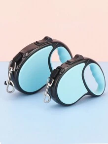 1 Pieza De 3m/5m Correa Retráctil Para Mascotas Automática Resistente A Rayones Con Colores Tipo Macaron Y Cubierta De Carcasa Con Textura Mate