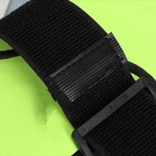 Water-Resistant Polyester Running Armband With Secure Zip: Earphone-Friendly, Durable Sports Arm Bag For Fitness Enthusiasts - Black - View 7