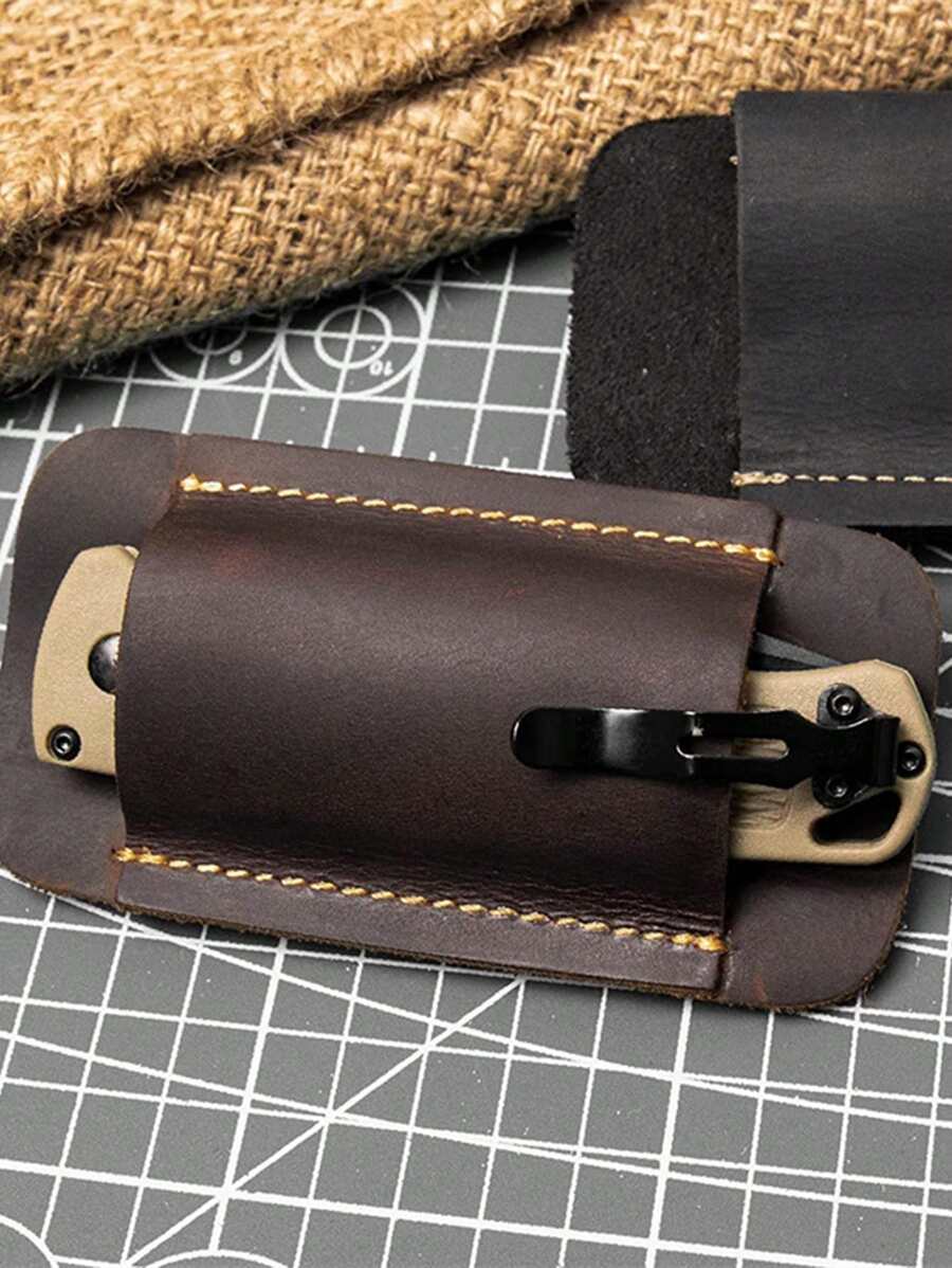 Leather Pocket Knife Covers For Belts, Folding Knife Covers, Folding