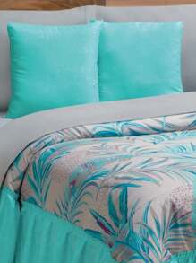 Home Elephant Double Quilt With Decorative Cushions