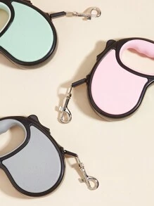 1 Pieza De 3m/5m Correa Retráctil Para Mascotas Automática Resistente A Rayones Con Colores Tipo Macaron Y Cubierta De Carcasa Con Textura Mate